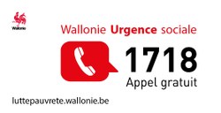 Covid19 - Wallonie URGENCES SOCIALES - 1718 appel gratuit